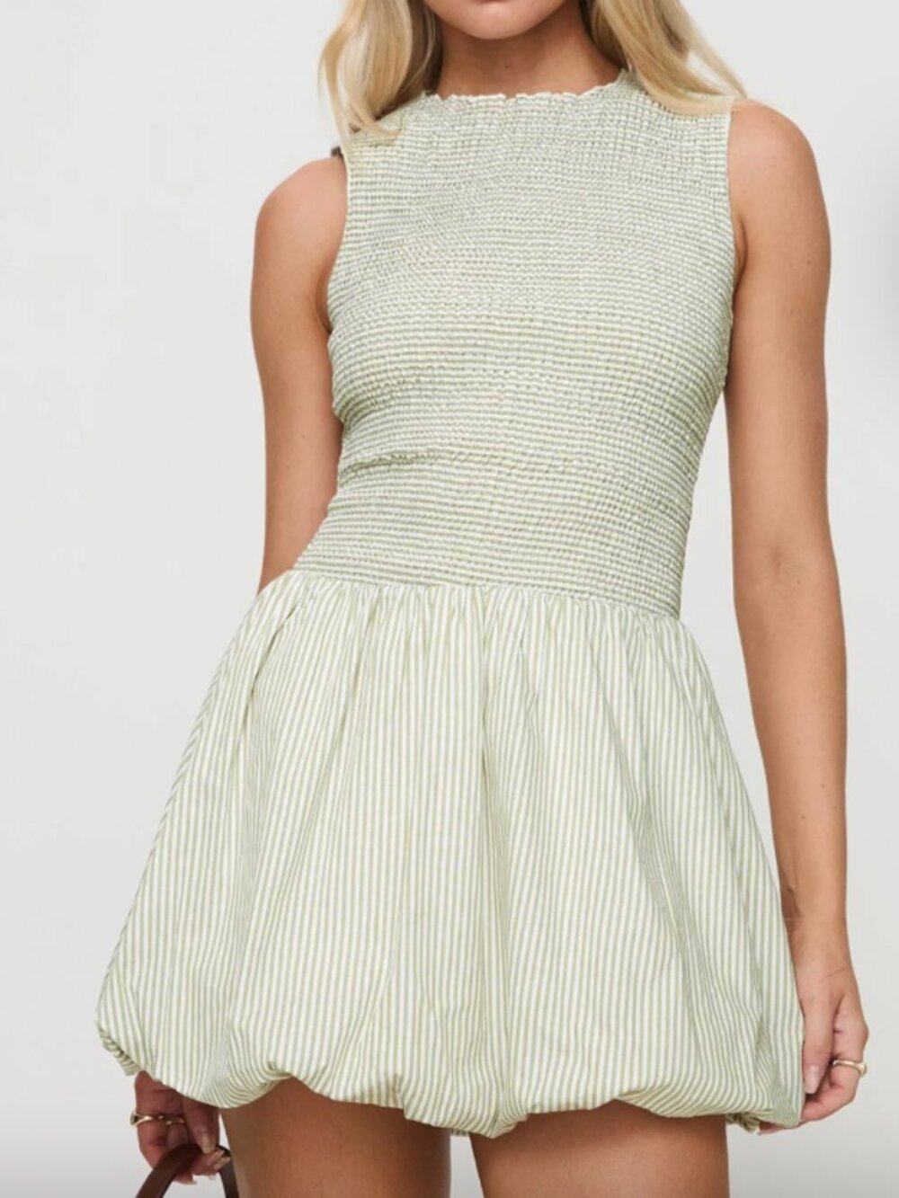 Princess Polly Mini Dress - Sage Size 2